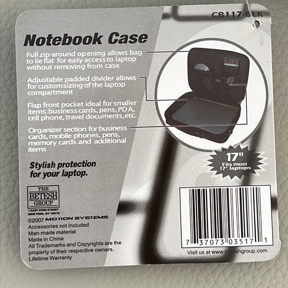 Notebook/Laptop Case 17” - Picture 13 of 13